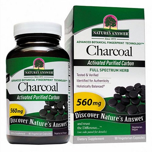 Carbón activado para detoxificación