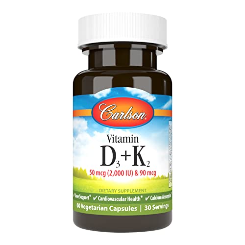 Carlson 60 cápsulas de Vitamina D