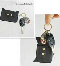 cartera de cuero para pastillas