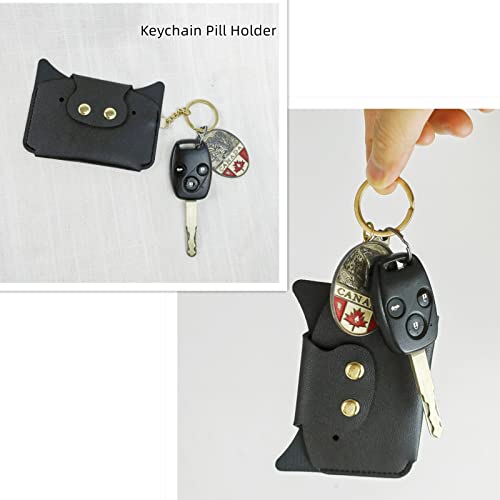 cartera de cuero para pastillas
