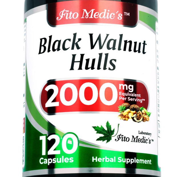 Cáscara de Nuez Negra 2000 mg