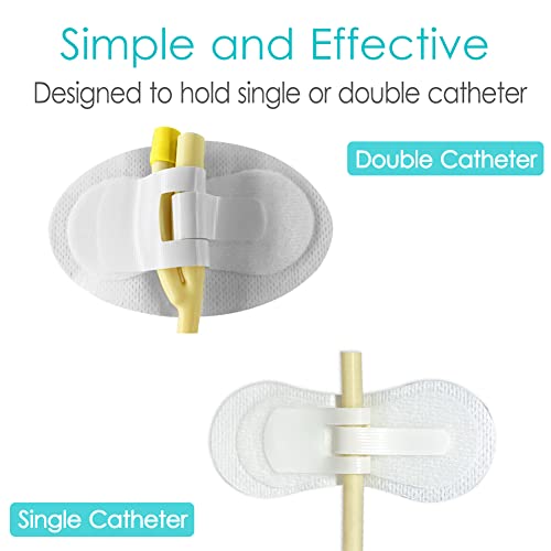 catéter Foley con soporte adhesivo