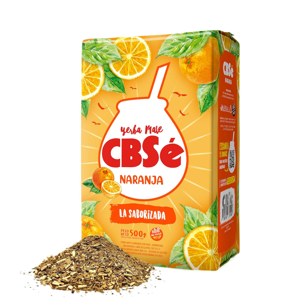 CBSé yerba mate sabor naranja