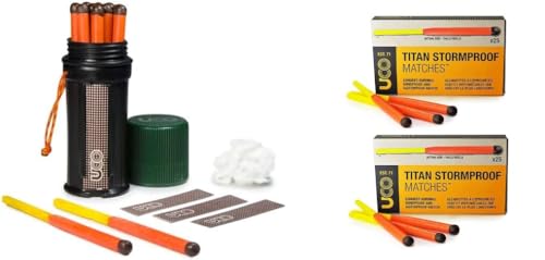cerillos UCO Titan impermeables para exteriores