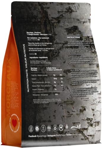 Chaga canadiense 100% silvestre en té