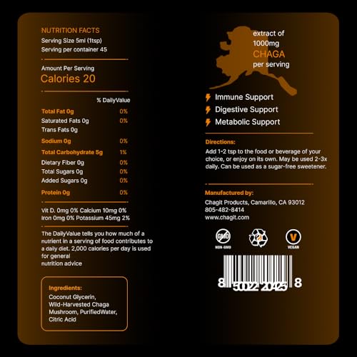 chaga líquido para la salud
