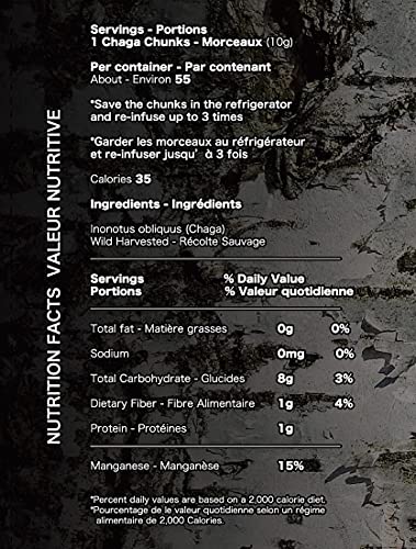 Chaga premium para preparar bebidas saludables