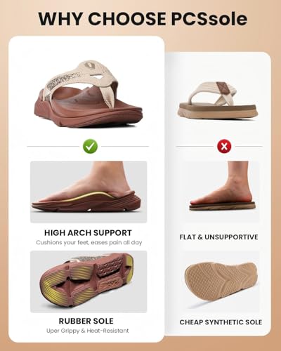 chanclas con cojín para confort
