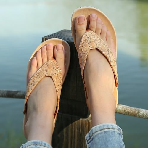 chanclas ortopédicas con soporte arqueado