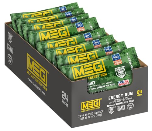 Chicle energético militar MEG