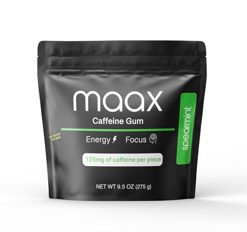 Chicle energizante con cafeína