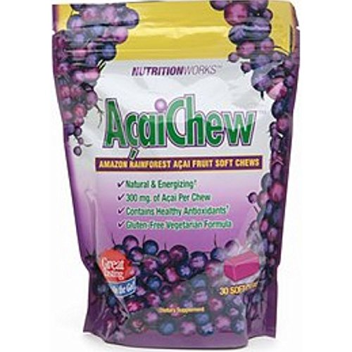 Chicles de acai antioxidantes saludables