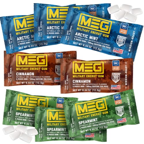 chicles energéticos militares para entrenamientos