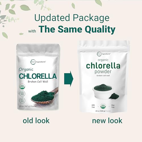 Chlorella con pared celular rota