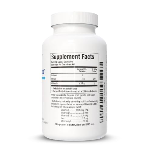 Chlorella en cápsulas 500 mg