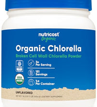 Chlorella orgánica Nutricost en polvo