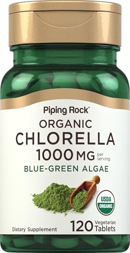Chlorella Piping Rock 1000mg beneficios