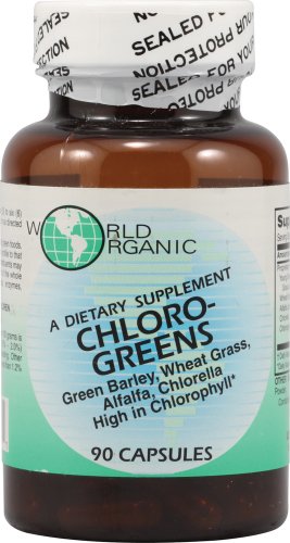 Chloro Greens de World Organic beneficios para la salud