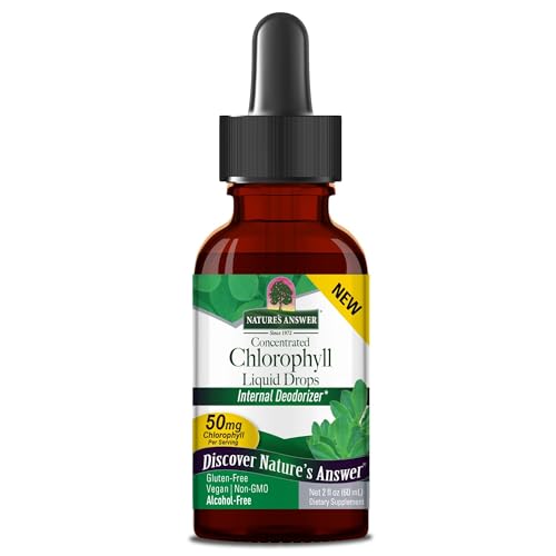 Chlorofila sin alcohol para desintoxicación