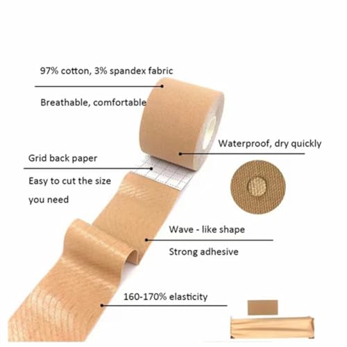 Cinta beige para cuidado de heridas