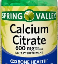 citrato de calcio 600mg para huesos fuertes