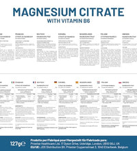 Citrato de Magnesio para relajación muscular