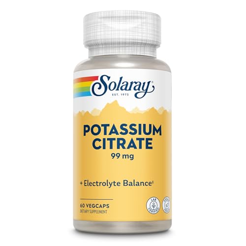 citrato de potasio en cápsulas vegetales