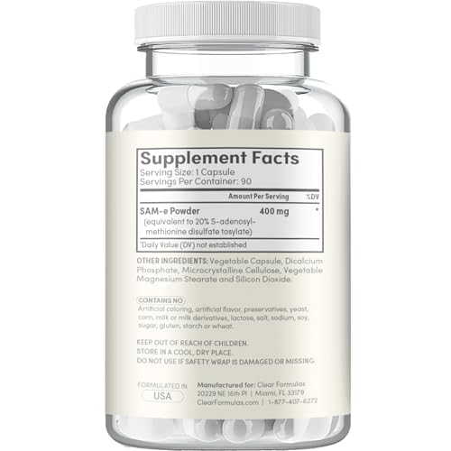 Clear Formulas aminoácidos SAM-e