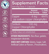 clorofila 100mg para detoxificación