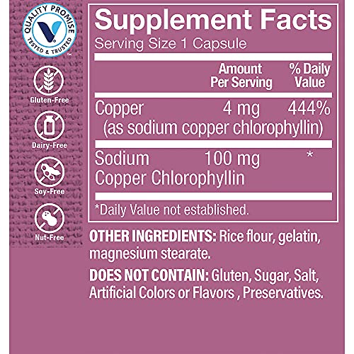 clorofila 100mg para detoxificación