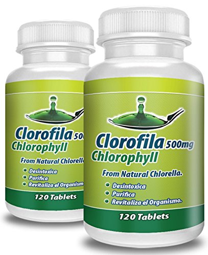 Clorofila en tabletas natural