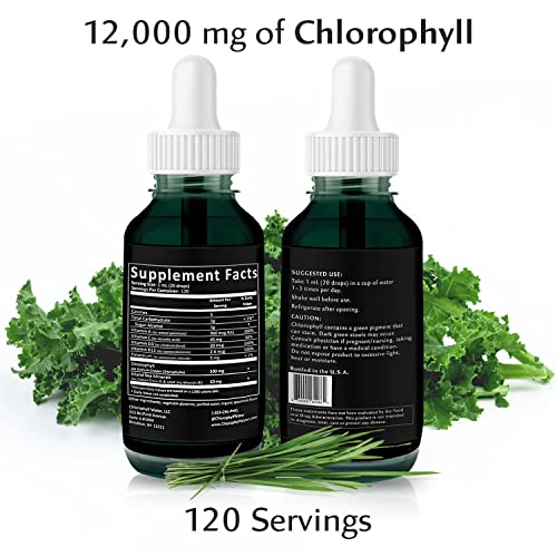 Clorofila líquida con antioxidantes naturales