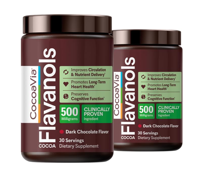 CocoaVia Flavanoles de Cacao 500 mg