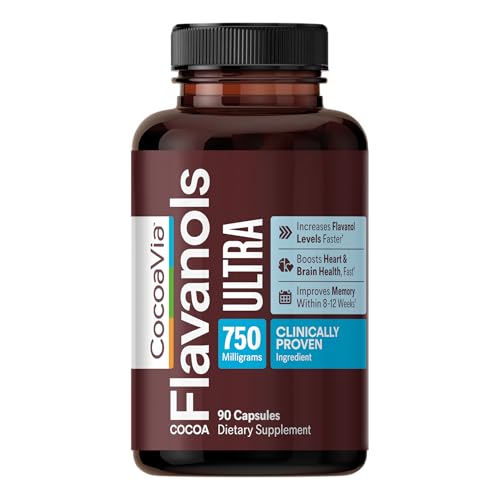 CocoaVia Flavanoles de Cacao veganos
