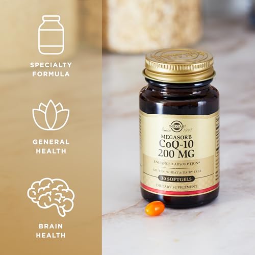 coenzima Q10 200 mg para salud cardiovascular