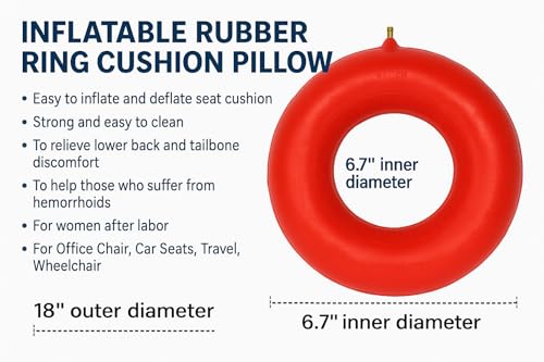 cojín inflable para aliviar dolor