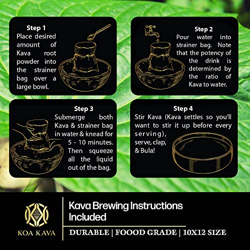 colador tradicional para preparar kava