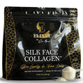 colágeno facial de seda para piel
