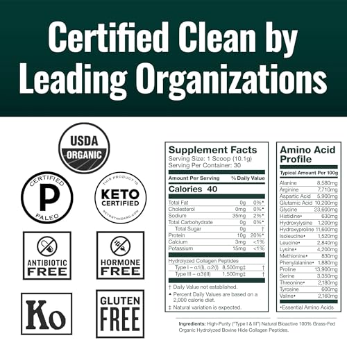 colágeno no-GMO certificado USDA