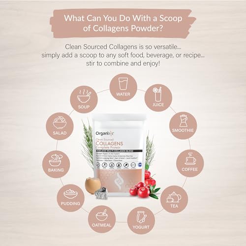 Colágeno Organixx para cabello fuerte