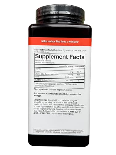 colágeno Verisol con biotina antioxidantes