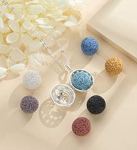 collar con rocas de lava