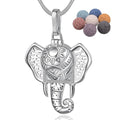 Collar de aromaterapia con elefante