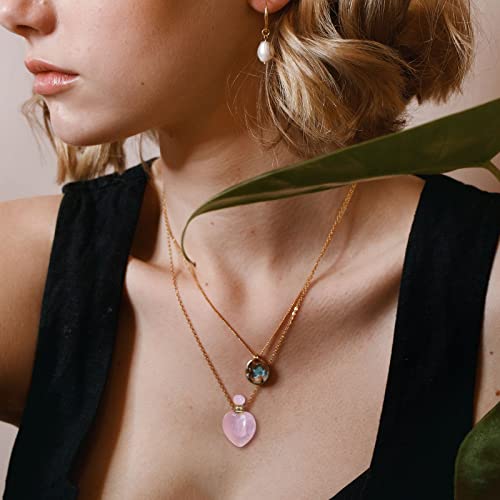 collar de piedra sanadora elegante
