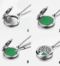 collar difusor con locket personalizado