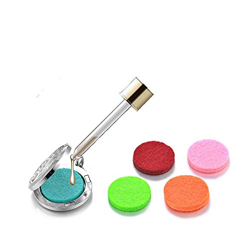 collar locket pendant para aceites