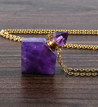 collares con perfume facetado