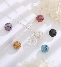 collares con piedras de lava para aromaterapia