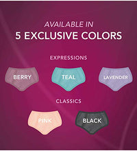 Colores variados de ropa interior Depend