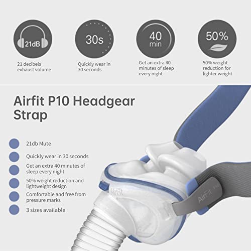 Compatible con AirFit P10 para mejor ajuste
